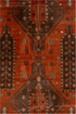 Vintage Caucasian Area Rug (4' x 7')